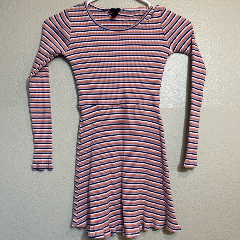 Art Class Girls Multicolor Striped Fabric 7/8